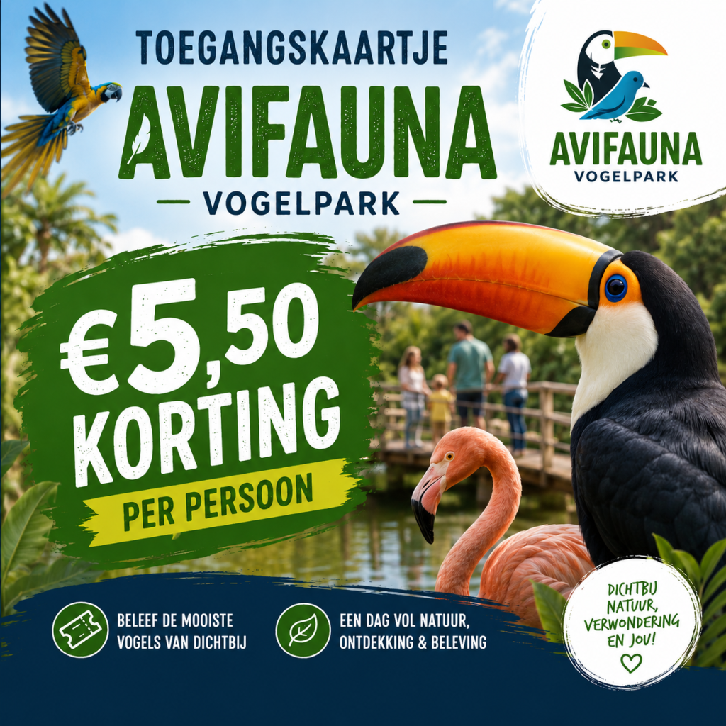 toegangskaartje Avifauna met korting